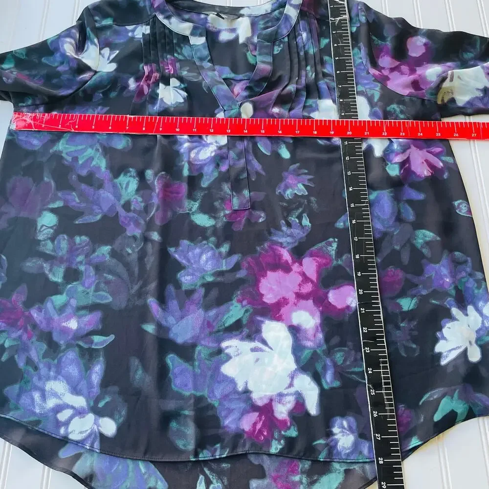 Simply Vera Vera Wang abstract print blouse size XXL - Picture 11 of 12